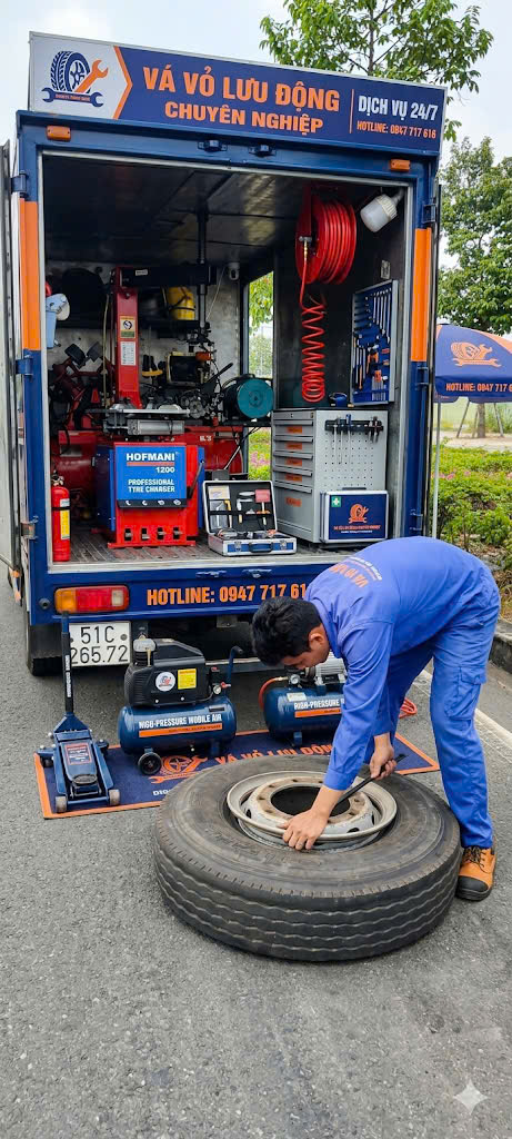 VÁ VỎ XE Ô TÔ THUẬN AN 0947 717 616